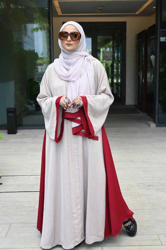 ABAYA NEHIR- MAROON